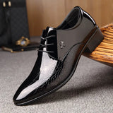 Elegante Lack-Schnürschuhe für formelle Anlässe und Business-Looks