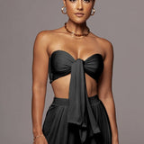 Gesine | Stylisches Schnür-Top-Set für Frauen