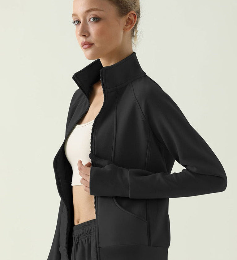 Mira | Sportliche Zip-Jacke mit Stehkragen