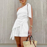 Violetta | Ein-Schulter Asymmetrisches Outfit