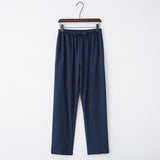Jose | Loose Fit Sommer Leinenhose mit Kordelzug