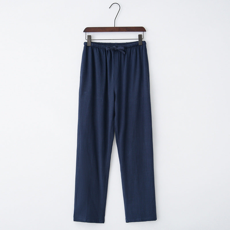 Jose | Loose Fit Sommer Leinenhose mit Kordelzug