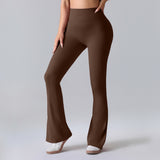 Figurbetonte Flared Fitnesshose mit Hohem Bund – Formende Sportleggings für Training und Alltag