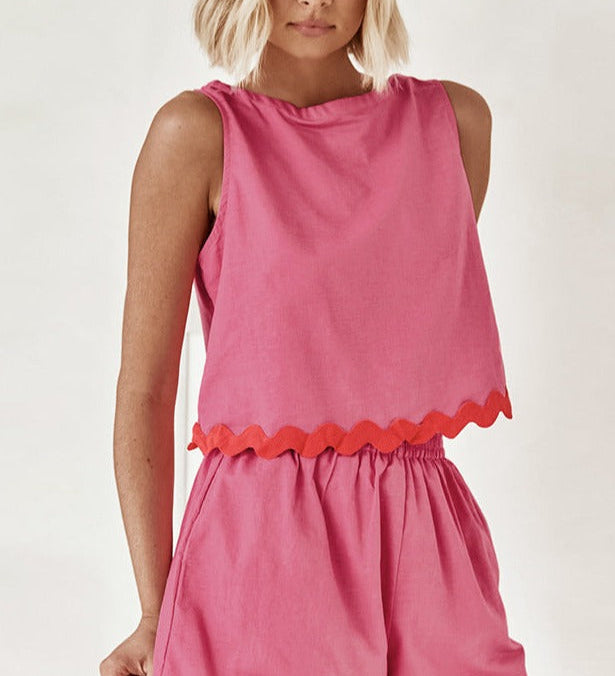 Odelia | Lässiges Tank-Top & Shorts-Set