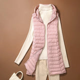 Damen Steppweste mit Kapuze und modernem Komfortdesign