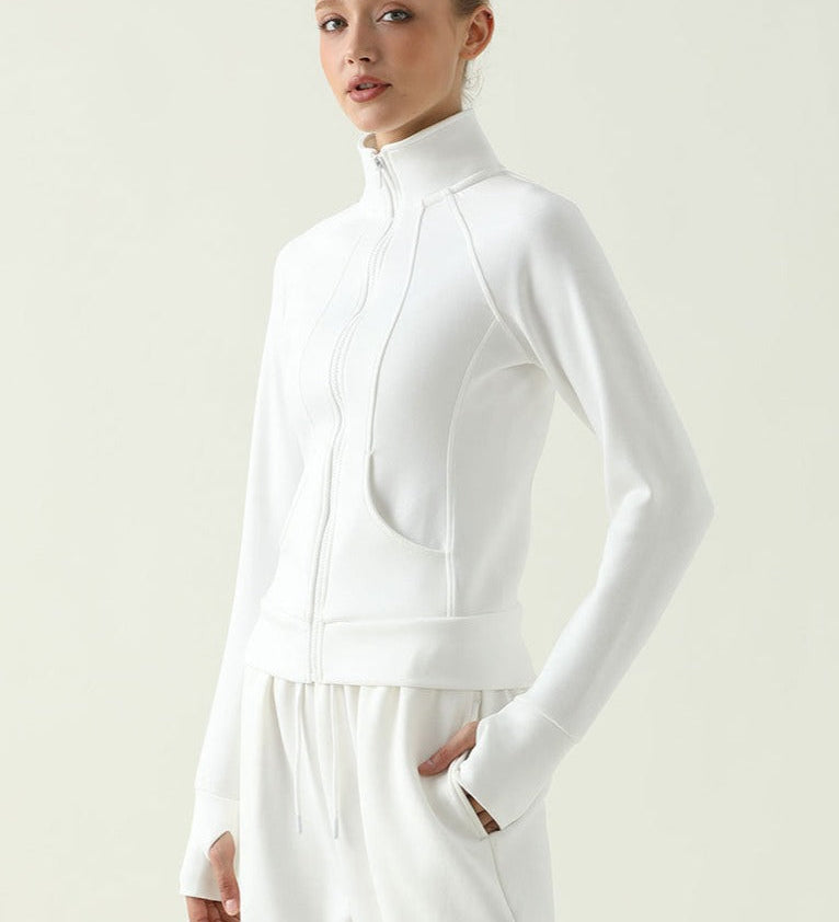 Mila | Sportliche Zip-Jacke mit Stehkragen