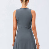 Alina | Sportlich geschnittenes graues Tenniskleid