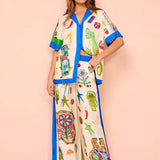 Ulrica | Schickes zweiteiliges bedrucktes Co-Ord Set