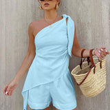 Violetta | Ein-Schulter Asymmetrisches Outfit