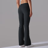 Figurbetonte Flared Fitnesshose mit Hohem Bund – Formende Sportleggings für Training und Alltag