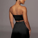 Gesine | Stylisches Schnür-Top-Set für Frauen