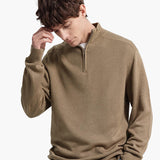 Weston | Half Zip Stehkragen Herrenpullover aus Merinowolle