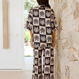 Wendelin | Schickes zweiteiliges bedrucktes Co-Ord Set