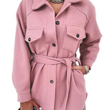 Sille Gürtel-Mantel – Eleganter Übergangsmantel mit Taillengürtel