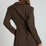 Dunja | Blazer-Kleid mit Gürtel für Damen Zendoo.de