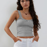 Nelli | Trendiges Rippen-Top für Damen