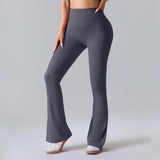 Figurbetonte Flared Fitnesshose mit Hohem Bund – Formende Sportleggings für Training und Alltag