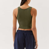 Ines | Trendiges Geripptes Tank-Top für Damen