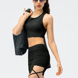 Selina | Sportlicher Minirock mit Schnürdetail