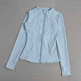 Damen Sportjacke – Leichte Fitnessjacke mit Reißverschluss