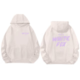 Kapuzenpullover "White Fox Vol.3“ – Lässiger Hoodie im Streetwear-Stil