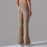 Figurbetonte Flared Fitnesshose mit Hohem Bund – Formende Sportleggings für Training und Alltag