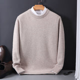 Klassischer Rundhals Pullover für Herren – Eleganter Strickpullover für Alltag & Büro