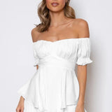 Filomena | Sommer Off-Shoulder Minikleid