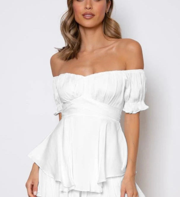 Filomena | Sommer Off-Shoulder Minikleid