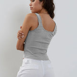 Nelli | Trendiges Rippen-Top für Damen