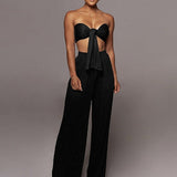 Gesine | Stylisches Schnür-Top-Set für Frauen