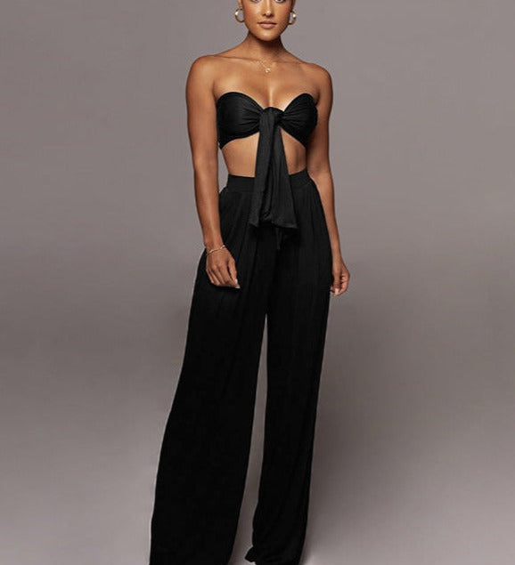 Gesine | Stylisches Schnür-Top-Set für Frauen