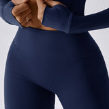 Doris | Einfarbige Nahtlose Fitness-Shorts