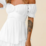 Filomena | Sommer Off-Shoulder Minikleid