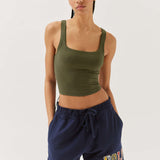 Ines | Trendiges Geripptes Tank-Top für Damen