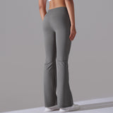 Figurbetonte Flared Fitnesshose mit Hohem Bund – Formende Sportleggings für Training und Alltag