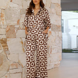 Salome | Schickes zweiteiliges bedrucktes Co-Ord Set