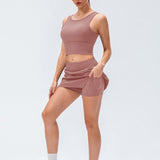 Kiara | Sportlicher Tennis-Skort mit Schlitz