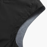 Luka | Schlank geschnittene Bodywarmer Schwarze Zip up Weste