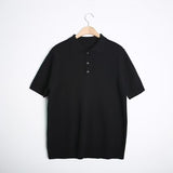 Klassisches Polo Shirt mit Strukturmuster und modernem Schnitt