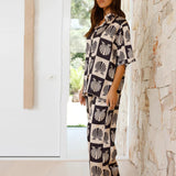 Wendelin | Schickes zweiteiliges bedrucktes Co-Ord Set