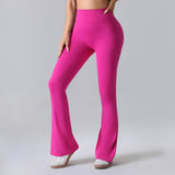 Figurbetonte Flared Fitnesshose mit Hohem Bund – Formende Sportleggings für Training und Alltag