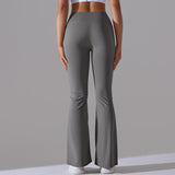 Figurbetonte Flared Fitnesshose mit Hohem Bund – Formende Sportleggings für Training und Alltag