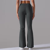 Figurbetonte Flared Fitnesshose mit Hohem Bund – Formende Sportleggings für Training und Alltag