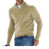 Herren Pullover mit halbem Reißverschluss – Stilvoller Freizeit- und Business-Look