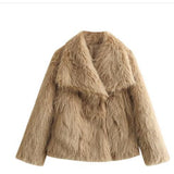 Luxuriöse Kunstfelljacke – Eleganz trifft auf Wärme