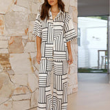 Rieke | Schickes zweiteiliges bedrucktes Co-Ord Set