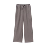 Elegantes Zweiteiler Set mit Bindegürtel und weiter Hose – Moderner Alltagsstil
