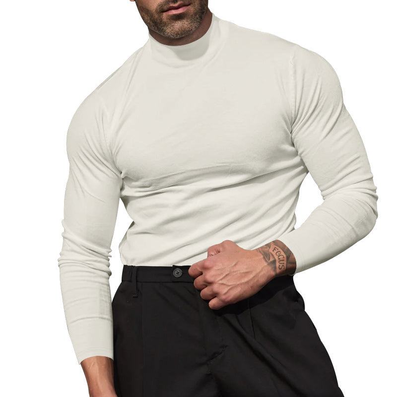 Feinstrick Rollkragenpullover für stilvolle Outfits – Eleganter Slim Fit Pullover