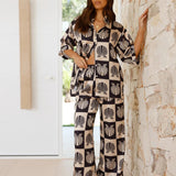 Wendelin | Schickes zweiteiliges bedrucktes Co-Ord Set